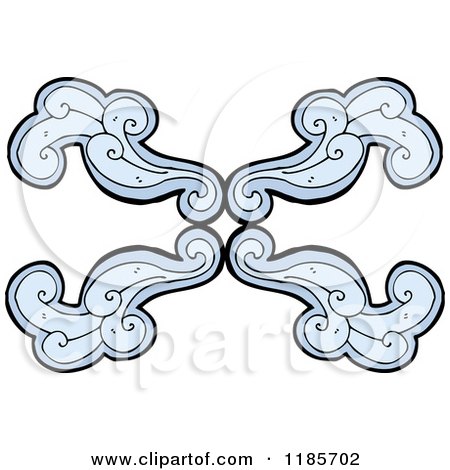 Cartoon of a Water Design Element, - Royalty Free Vector Illustration by lineartestpilot