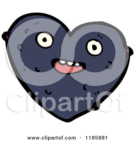 Cartoon of Valentine Heart with an Allergic Reaction - Royalty Free Vector Illustration by lineartestpilot