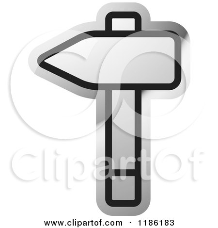 Clipart of a Silver Mining Icon - Royalty Free Vector Illustration by Lal Perera