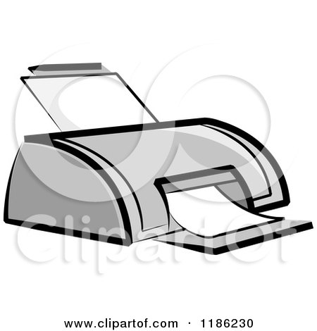 clipart computer printer