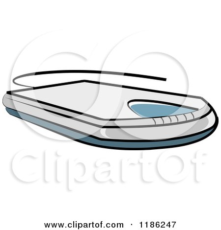 Clipart of a Desktop Computer Scanner - Royalty Free Vector Illustration by Lal Perera