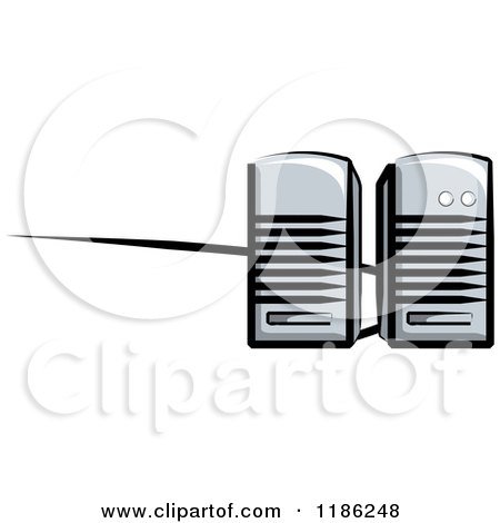 Clipart of Desktop Computer Speakers - Royalty Free Vector Illustration by Lal Perera