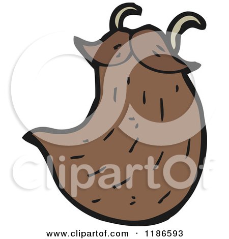 Cartoon of a Fake Mustache and Beard - Royalty Free Vector Illustration by lineartestpilot