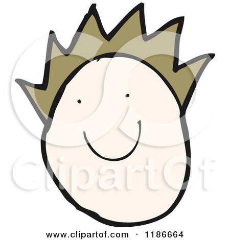 Cartoon of a Stick Girl Figure - Royalty Free Vector Illustration by lineartestpilot