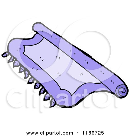 Cartoon of a Magic Carpet - Royalty Free Vector Illustration by lineartestpilot