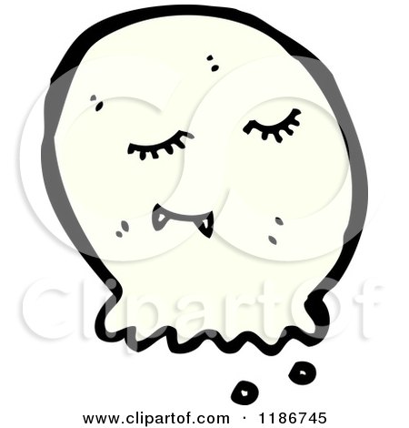 Cartoon of a Vamipre Creature - Royalty Free Vector Illustration by lineartestpilot