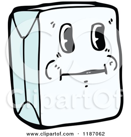 Cartoon of a Kid's Juicebox - Royalty Free Vector Illustration by lineartestpilot