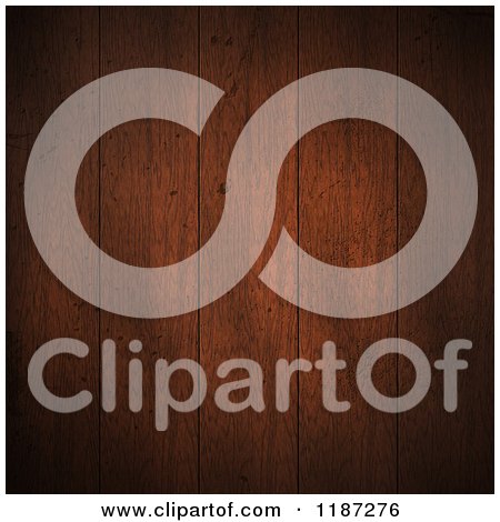Clipart of a 3d Dark Wood Plank Background - Royalty Free CGI Illustration by KJ Pargeter