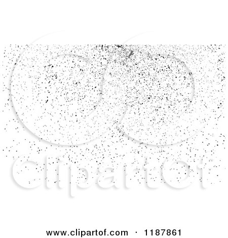 Clipart of a Black Spray Paint Splatter 3 - Royalty Free Vector Illustration by dero