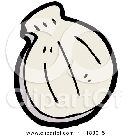 Cartoon of a Clam Shell - Royalty Free Vector Illustration by lineartestpilot