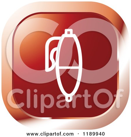 Clipart of a Red Pen Icon - Royalty Free Vector Illustration by Lal Perera
