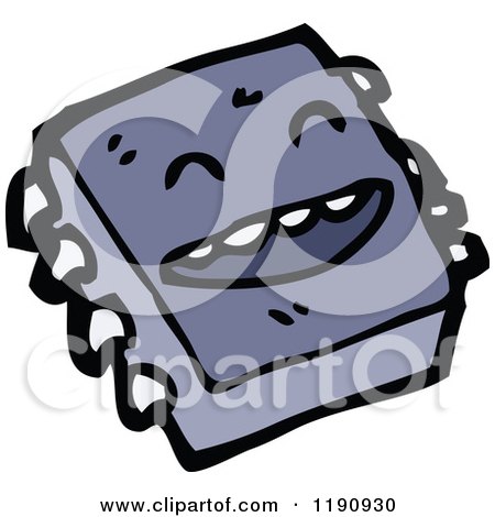 Cartoon of a Ringed Binder Character - Royalty Free Vector Illustration by lineartestpilot
