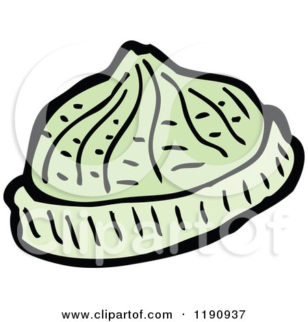 Cartoon of a Knitted Cap - Royalty Free Vector Illustration by lineartestpilot