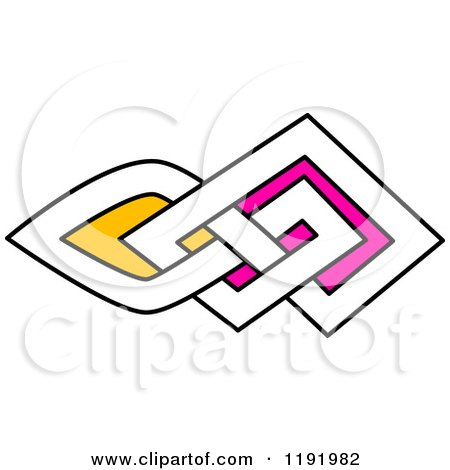 Clipart of a Colorful Celtic Knot Design Element 4 - Royalty Free Vector Illustration by Vector Tradition SM