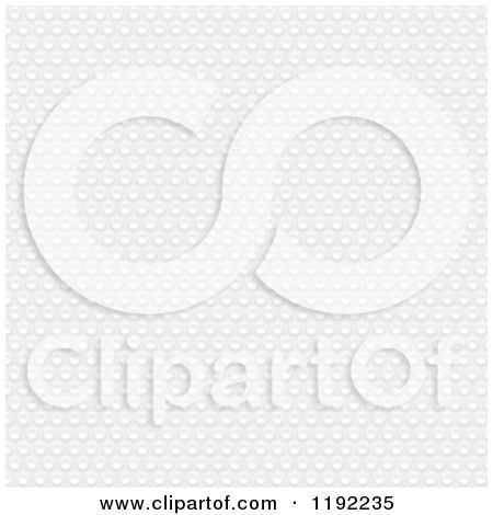 Clipart of a 3d White Circle Texture Background - Royalty Free Vector Illustration by elaineitalia