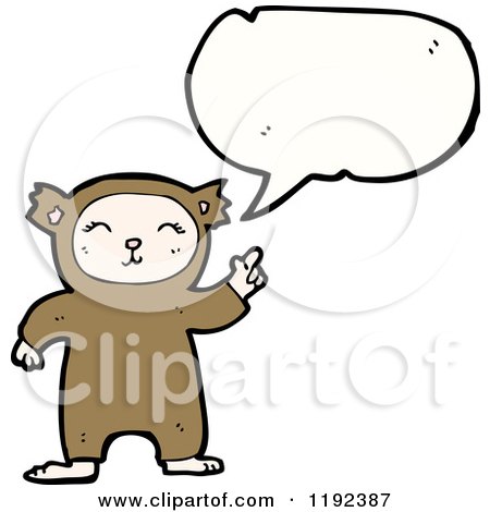 Cartoon of a Child in an Animal Costume - Royalty Free Vector Illustration by lineartestpilot