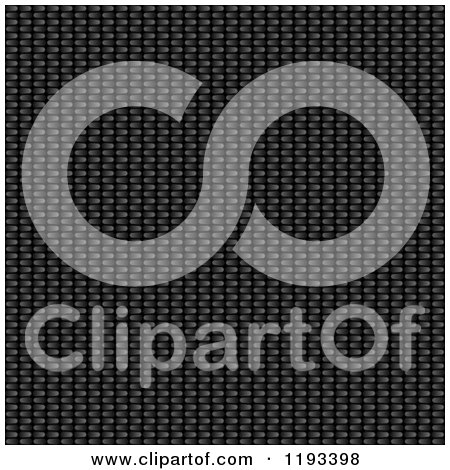 Clipart of a Rounded Carbon Fiber Texture - Royalty Free CGI Illustration by Arena Creative