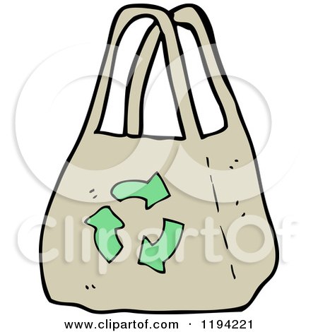 Cartoon of a Recycle - Royalty Free Vector Illustration by lineartestpilot