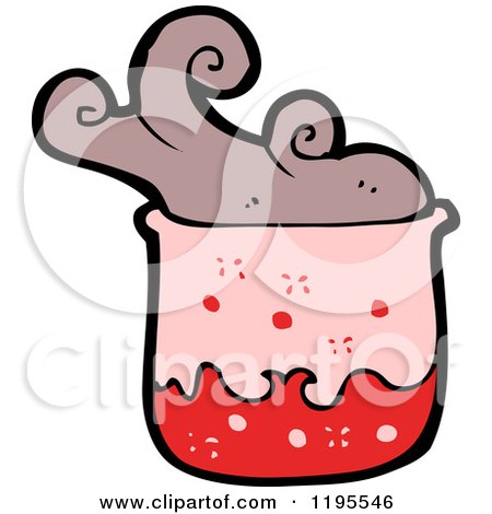 Cartoon of a Beaker with Red Liquid - Royalty Free Vector Illustration by lineartestpilot