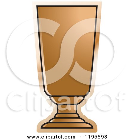 Clipart of a Highball Glass - Royalty Free Vector Illustration by Lal Perera