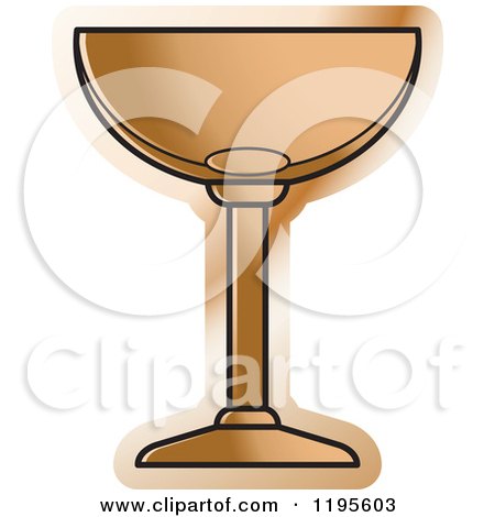 Clipart of a Margarita Glass - Royalty Free Vector Illustration by Lal Perera