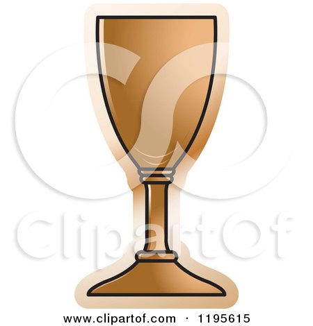 Clipart of a Sherry Glass - Royalty Free Vector Illustration by Lal Perera