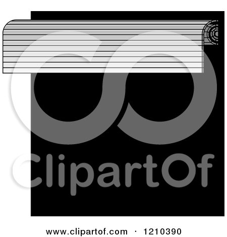 Clipart of a Roller Door - Royalty Free Vector Illustration by Lal Perera