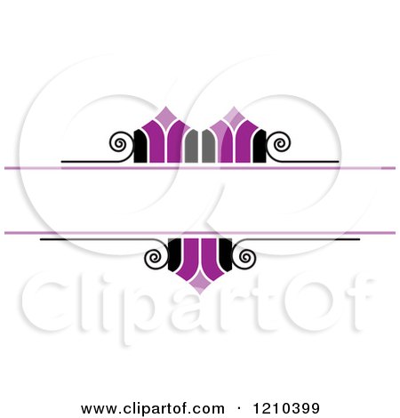 Clipart of a Gold and Black Wedding Design Element - Royalty Free Vector Illustration by Lal Perera