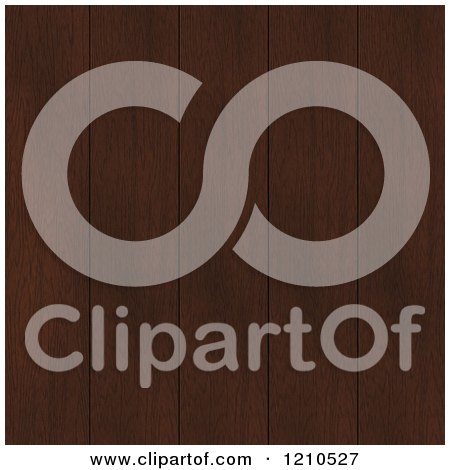 Clipart of a Background of Dark Wood Planks - Royalty Free CGI Illustration by KJ Pargeter