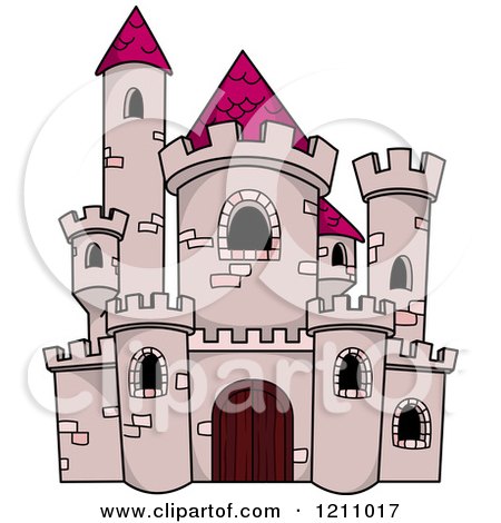 Clipart of a Castle Facade - Royalty Free Vector Illustration by Vector Tradition SM