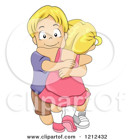 big brother and little sister clip art