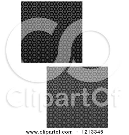 Clipart of Seamless Black Texture Fiber Backgrounds 2 - Royalty Free Vector Illustration by Vector Tradition SM