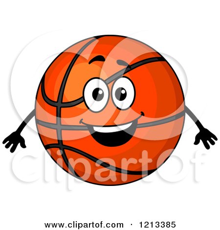 Clipart of a Basketball Mascot - Royalty Free Vector Illustration by Vector Tradition SM