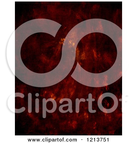 Clipart of a Dark Red Grunge Background - Royalty Free CGI Illustration by KJ Pargeter