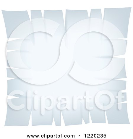 Clipart of a Vintage White Paper with Torn Edges - Royalty Free Vector Illustration by cidepix