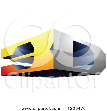 Clipart of a 3d Icon 2 - Royalty Free Vector Illustration by cidepix