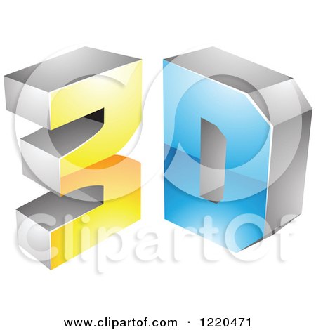 Clipart of a 3d Icon 6 - Royalty Free Vector Illustration by cidepix