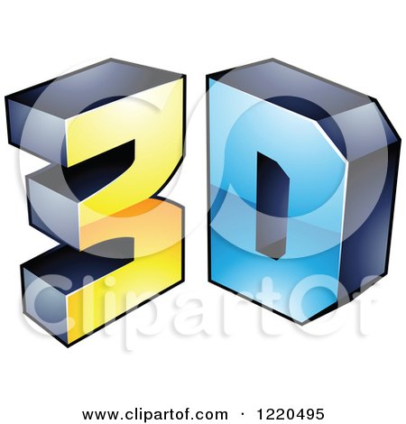 Clipart of a 3d Icon 14 - Royalty Free Vector Illustration by cidepix
