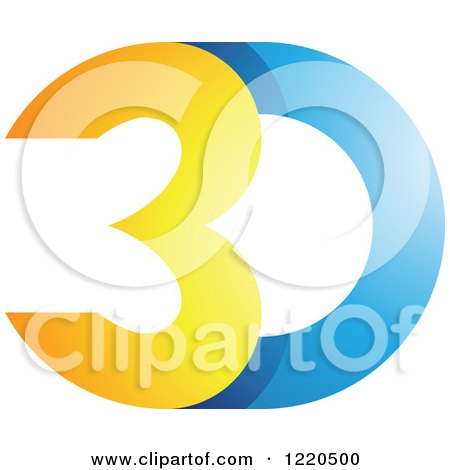 Clipart of a 3d Icon 10 - Royalty Free Vector Illustration by cidepix