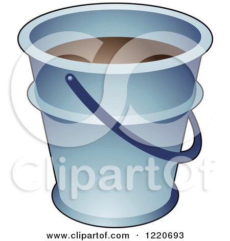 Clipart of a Bucket - Royalty Free Vector Illustration by cidepix