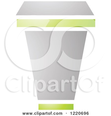 Clipart of a Cardboard Cup - Royalty Free Vector Illustration by cidepix
