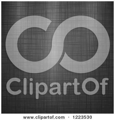 Clipart of a Black Linen Texture - Royalty Free Vector Illustration by vectorace