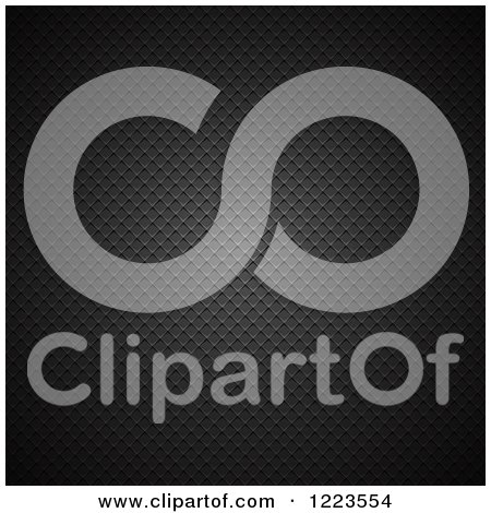 Clipart of a Black Cubic Metal Texture - Royalty Free Vector Illustration by vectorace