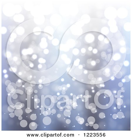 Clipart of an Abstract Background of Flares on Blue - Royalty Free Vector Illustration by vectorace