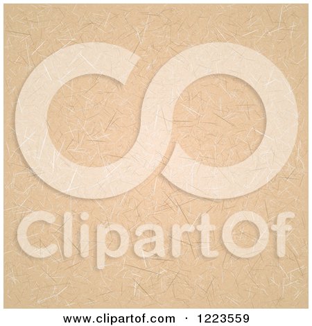 Clipart of a Cardboard Texture Background - Royalty Free Vector Illustration by vectorace