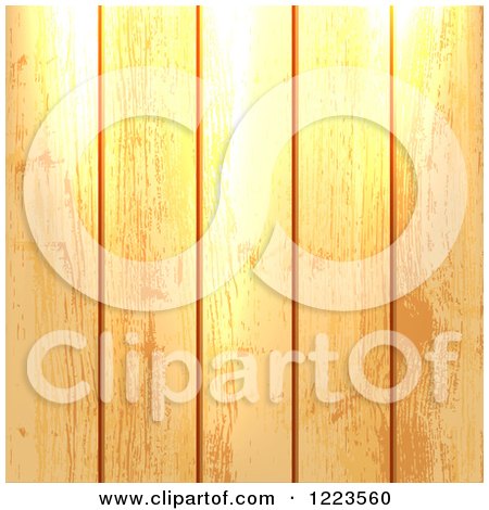 Clipart of a Wooden Plank Texture - Royalty Free Vector Illustration by vectorace