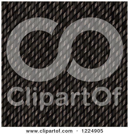 Clipart of a 3d Black Carbon Fiber Weave Texture - Royalty Free Illustration by Arena Creative