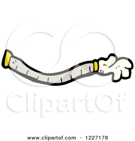 Clipart of a Robot Arm - Royalty Free Vector Illustration by lineartestpilot