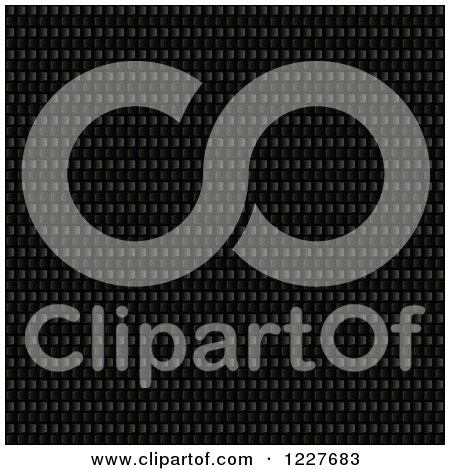 Clipart of a Black Carbon Fiber Background in Seamless Texture - Royalty Free Illustration by Arena Creative