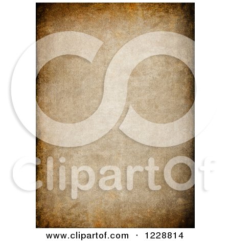 Clipart of a Dark Distressed Paper Background - Royalty Free Illustration by KJ Pargeter